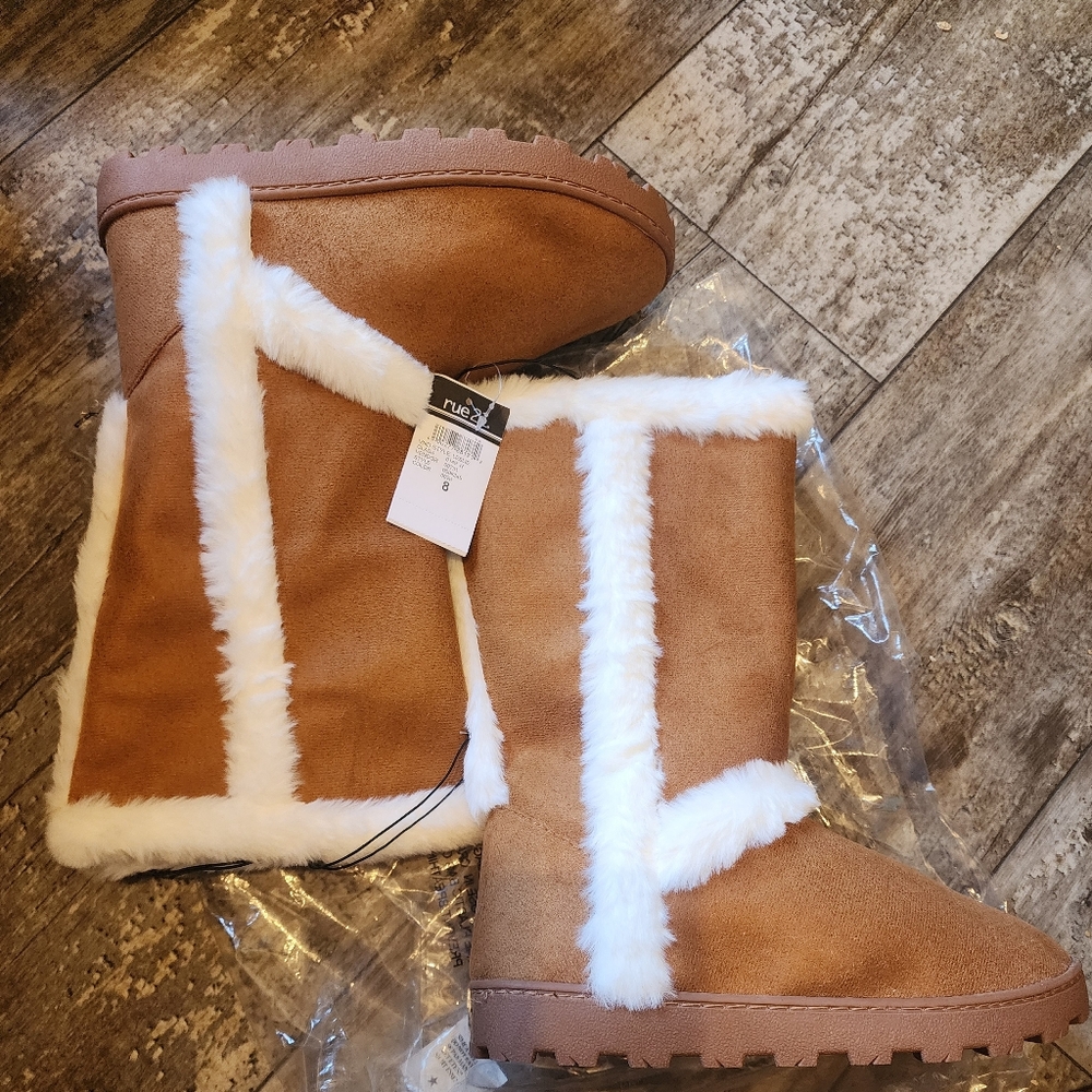 Rue 21 slip on high boots brand new